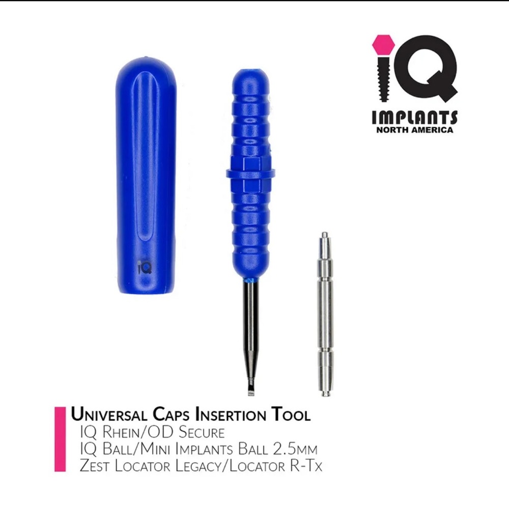 Universal Retention Caps Insertion/Extraction Tool for 2.5mm Balls/Locators NEW